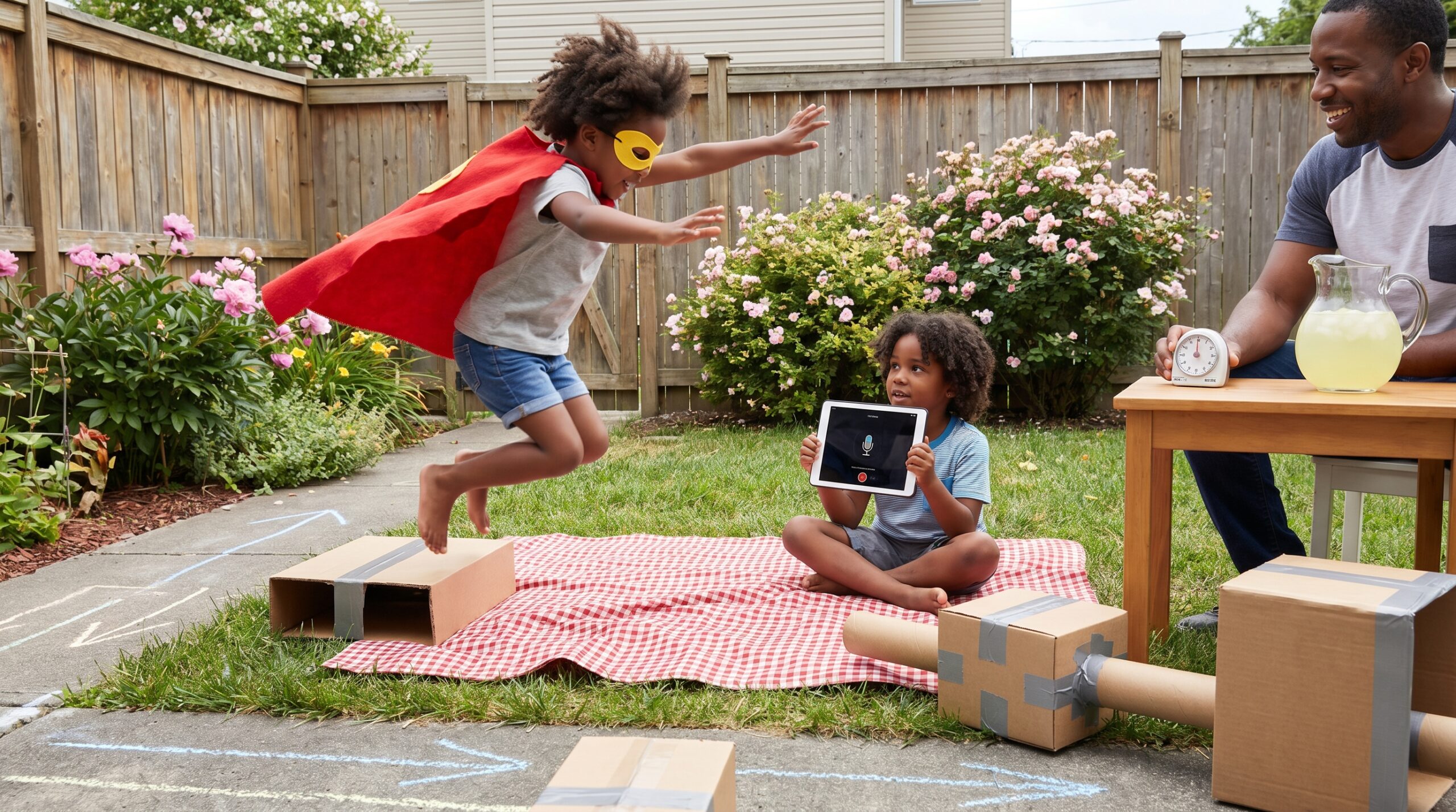 Turn a slow Saturday into a bright, playful afternoon with a weekend imagination challenge. Kids invent a hero name, one power, a goal, and a small weakness. Keep it short, family friendly, and joyful.