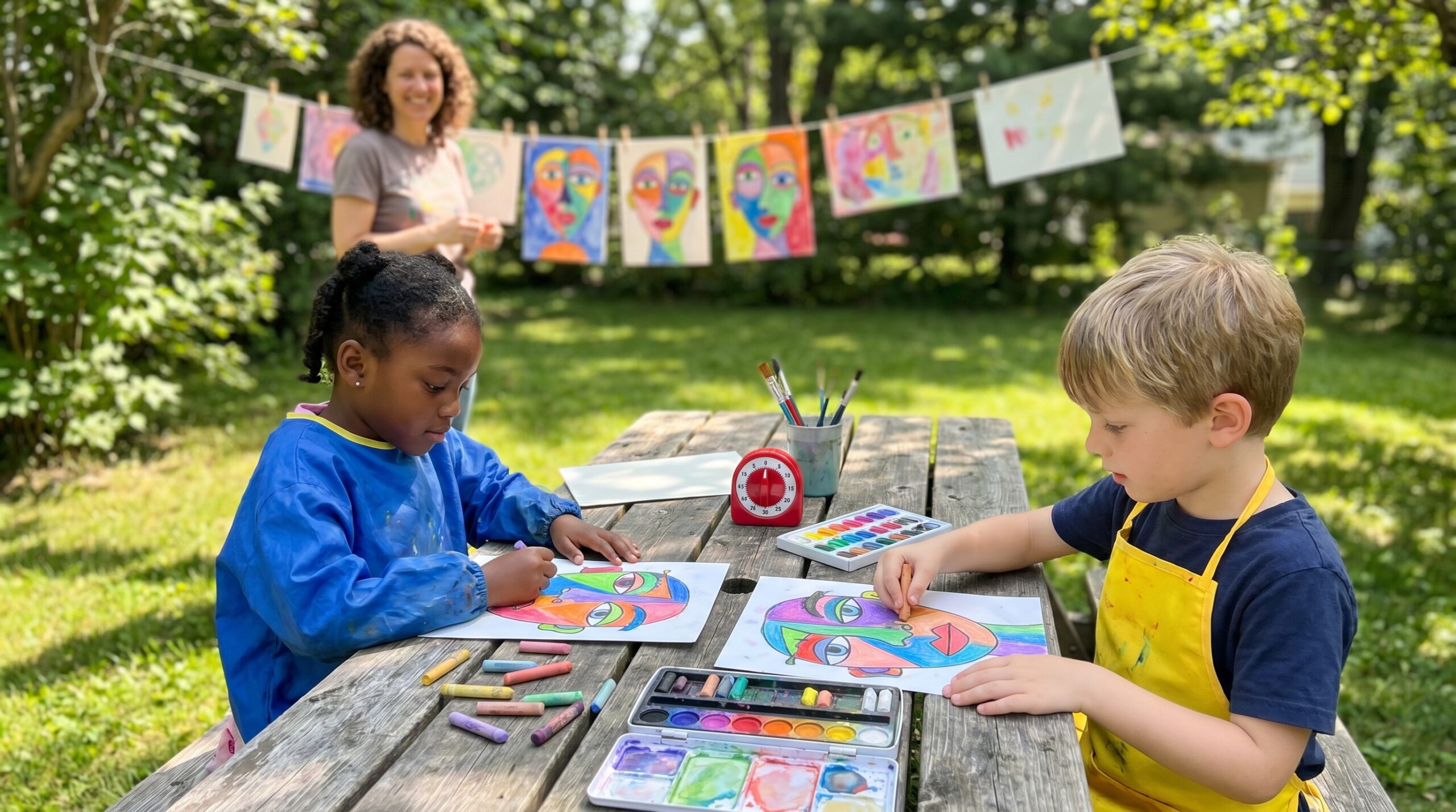 A warm, short guide to Pablo Picasso for kids. Meet his life, periods, famous works, and quick hands-on activities parents can try tonight. Perfect for curious children and busy parents.