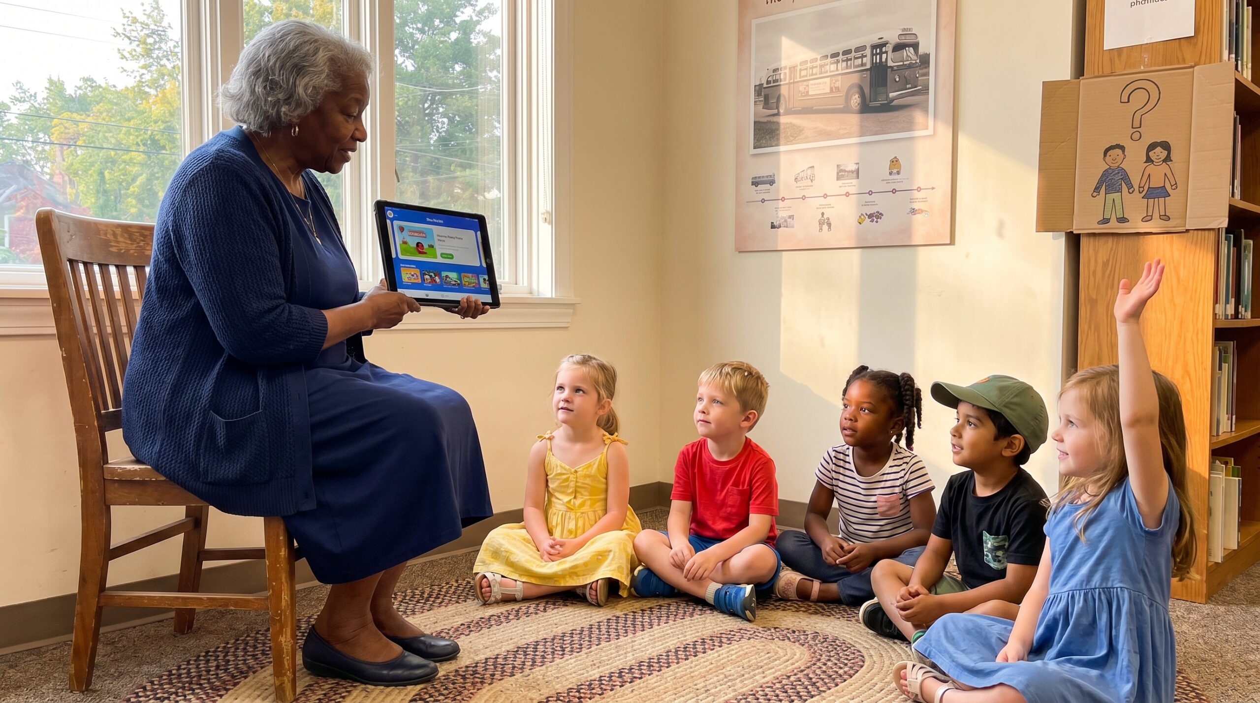 A warm, simple Rosa Parks biography for kids that shares her quiet life and brave bus protest. Short facts, key dates, and gentle prompts for conversation. Ideal for parents and teachers who want calm history for children.