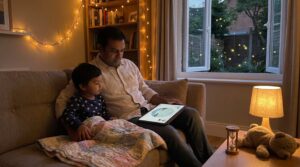 Discover the bedtime wind-down mini story ritual: a short, predictable five-minute routine that calms kids, supports sleep, and strengthens family connection. Age-friendly and easy to keep at home or on the go.