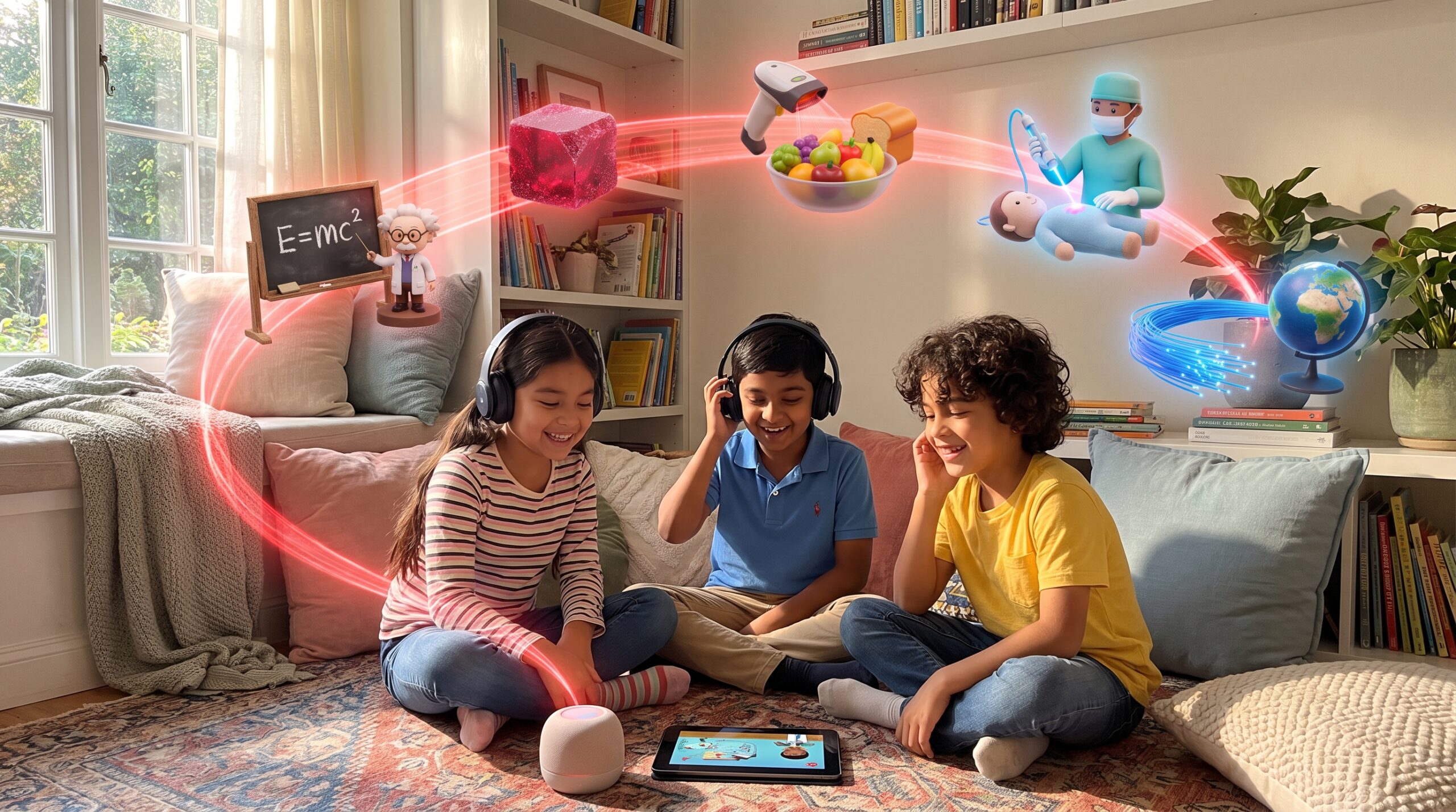 A playful, clear introduction to lasers for families. Learn what a laser is, how it works, everyday uses, safety basics, and a simple supervised demo to try together.