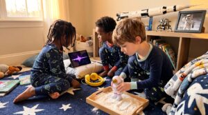 A family-friendly guide to the Space Race for kids. Simple history, key milestones, famous names, risks, and lasting legacy. Spark moon-sized curiosity with Storypie audio and age-based stories.