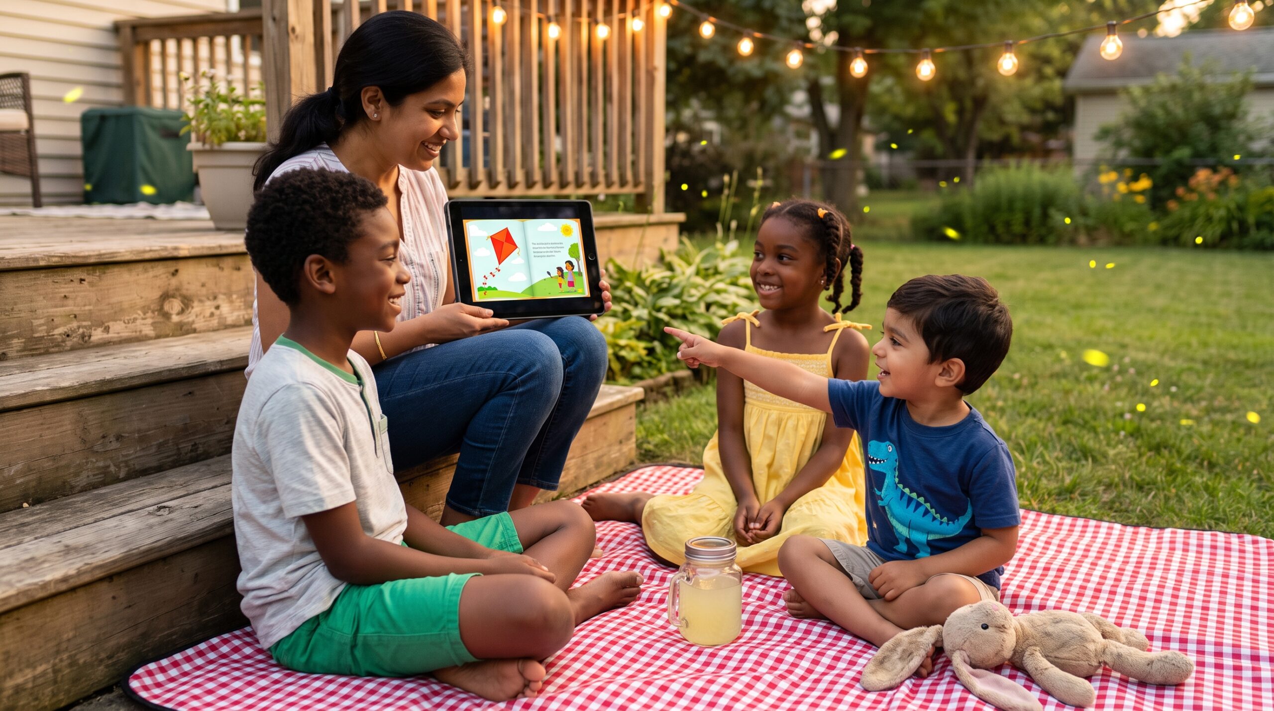 Education through storytelling ages 3-12 uses short, character-led scenes to make facts memorable. Neuroscience and cognitive research show stories anchor facts to feelings, improving recall, attention, vocabulary, and social learning.