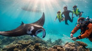 A warm, kid-friendly guide to the giant manta ray. Learn where mantas live, how they eat, their unique belly spots, and simple ways families can help protect these graceful sea giants.