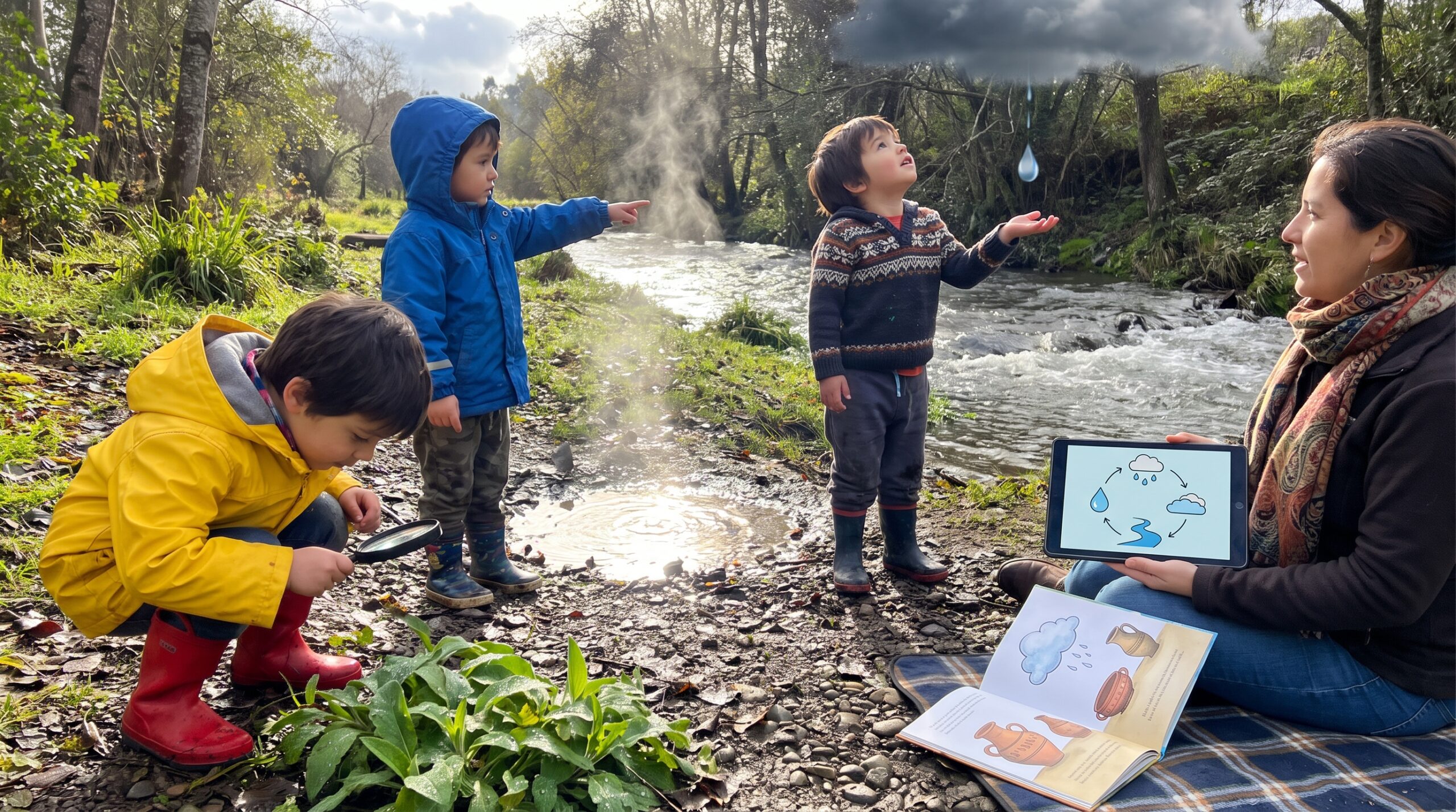 Imagine a tiny droplet telling its story. This post explains the water cycle for kids in clear, playful steps. It mixes simple science, a pinch of history, short activities, and a child-friendly glossary.
