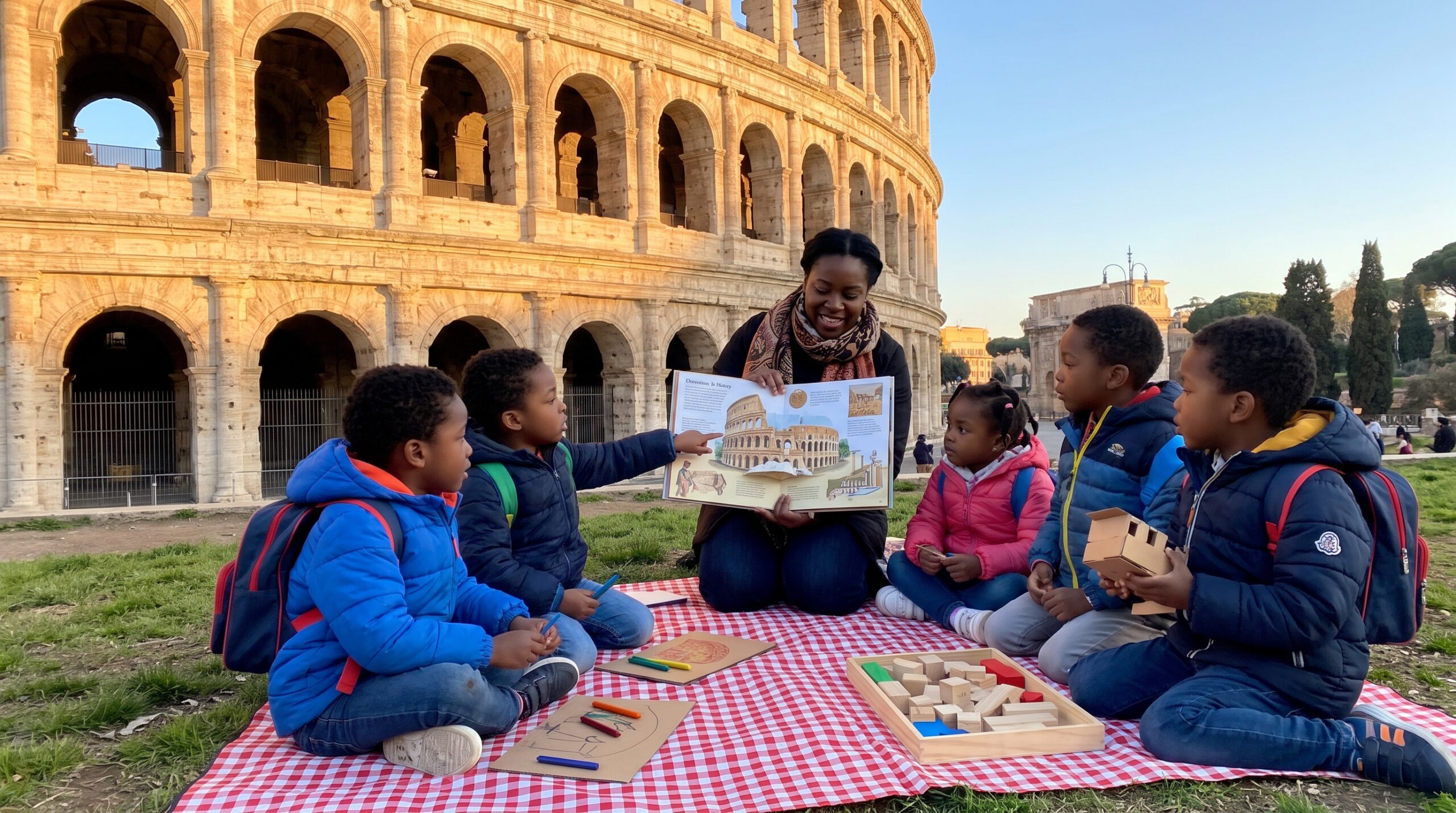 A warm family guide to the Colosseum for kids. Learn key facts, quick history, glossary words, and simple visit tips. Perfect for parents or teachers planning a wonder-filled trip to Rome's famous amphitheatre.