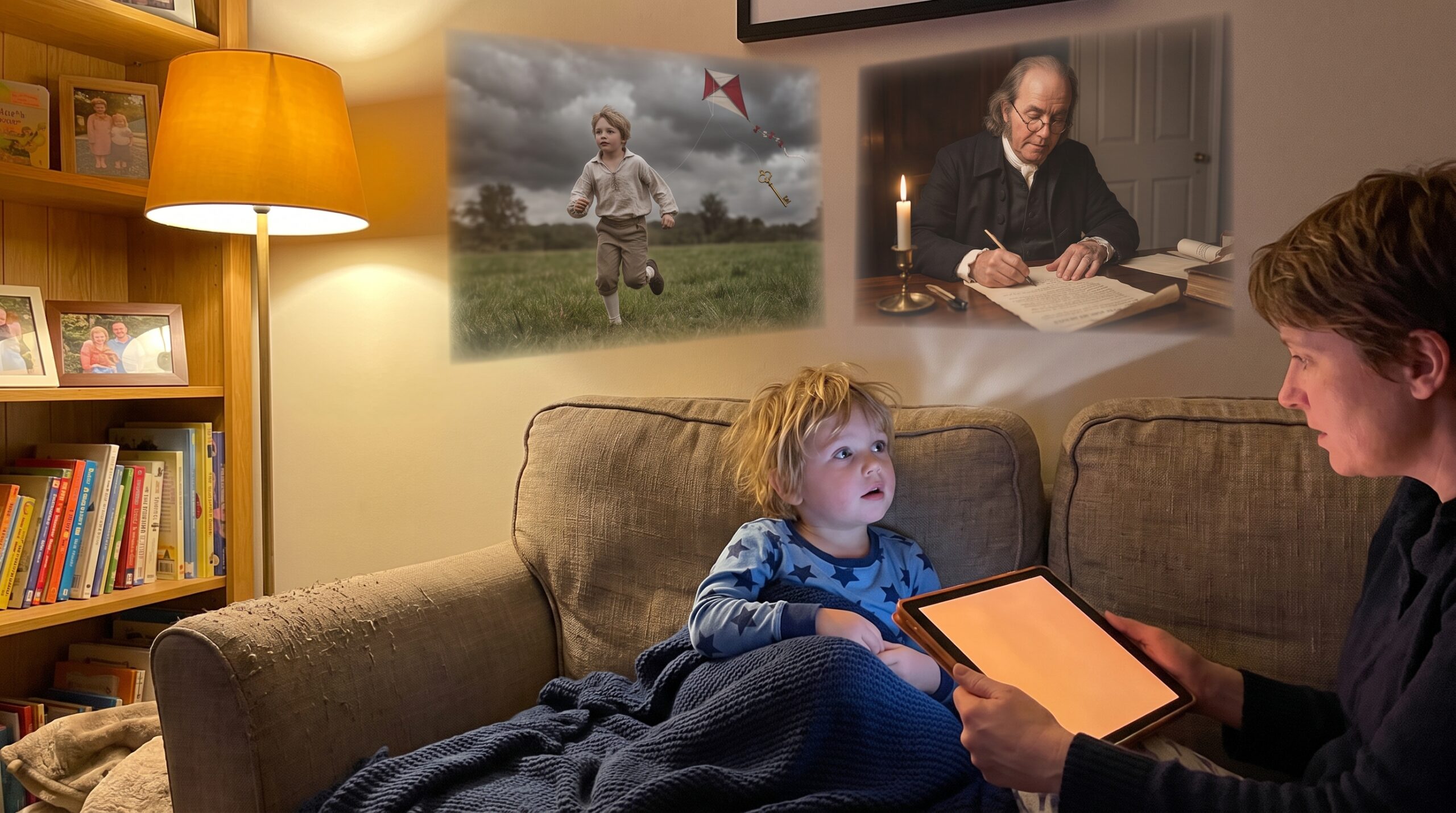 A warm Benjamin Franklin biography for kids that sparks curiosity. Short timeline, bright inventions, civic achievements, and safe, playful ideas families can try. Read or listen to a short Storypie tale tonight.