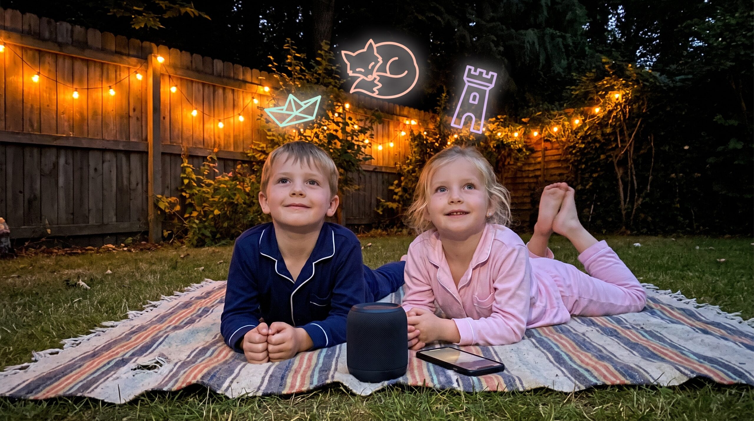 Audio-first listening lowers visual clutter so kids can imagine, focus, and calm before bed. Try a 10-minute Storypie audio tonight and notice language, attention, and tiny sparks of creativity come alive.