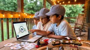 A warm, short summer-evening tale about the steam locomotive for kids. Learn what these engines are, how they work, their history from Trevithick to the Rocket, and where families can see one today.