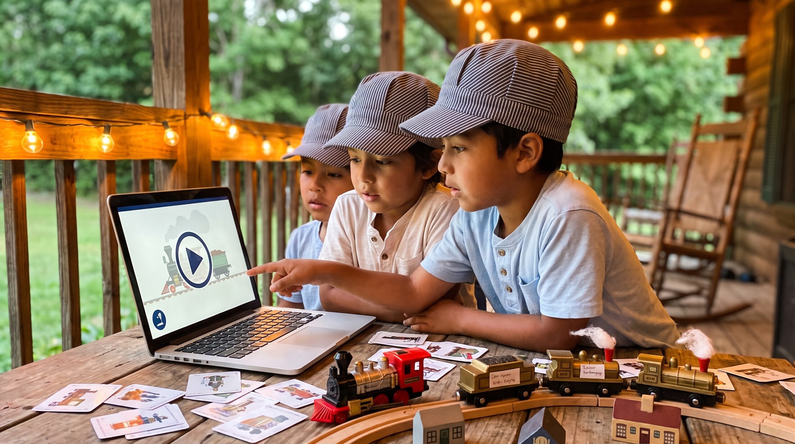 A warm, short summer-evening tale about the steam locomotive for kids. Learn what these engines are, how they work, their history from Trevithick to the Rocket, and where families can see one today.
