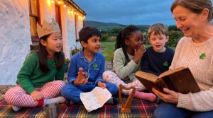 Discover Finn MacCool - Irish: the clever hero of Ireland's Fenian Cycle. Kid-friendly facts about Fionn, the Fianna, the Salmon of Knowledge, and the Giant's Causeway for family reading and wonder.