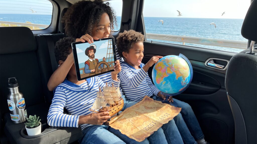 A family-friendly look at the First Circumnavigation of the Earth 1519-1522. Discover ships, leaders, key moments, and simple activities to bring the voyage alive for curious kids and families.