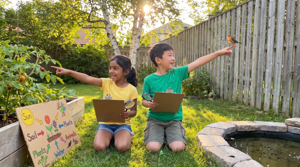 Short, playful guide to ecosystems for kids. Learn how plants, animals, sunlight, water, and decomposers form backyard homes. Try a ten-minute team hunt and tiny conservation steps that matter.