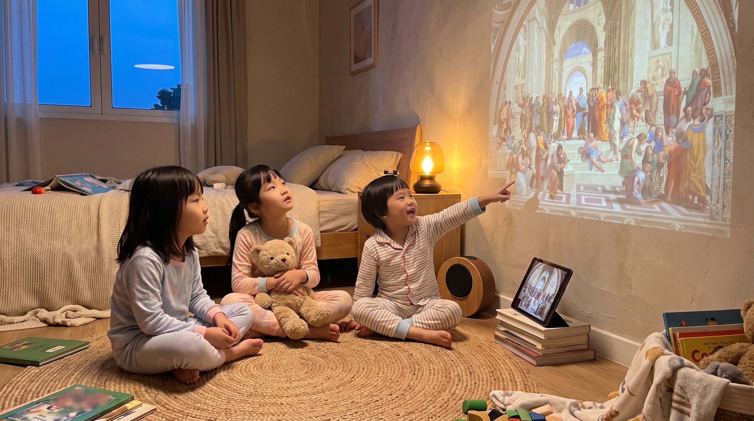 A warm, child-friendly guide to Raphael's The School of Athens painting. Learn where and when he painted it, who appears in the scene, the fresco technique, and simple notes for viewing the grand composition.