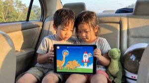 A warm look at the dinosaurs meet astronauts mash-up on Storypie. Ten-minute audio episodes blend dinosaur facts and space history. Child-friendly, calming, and curiosity-sparking for kids and families.