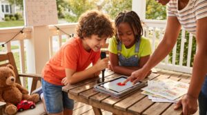 Send one short sentence by Sunday to join Ask a Story kids submit topics. Storypie turns a childs idea into a short, family-friendly audio story ready to play next week.
