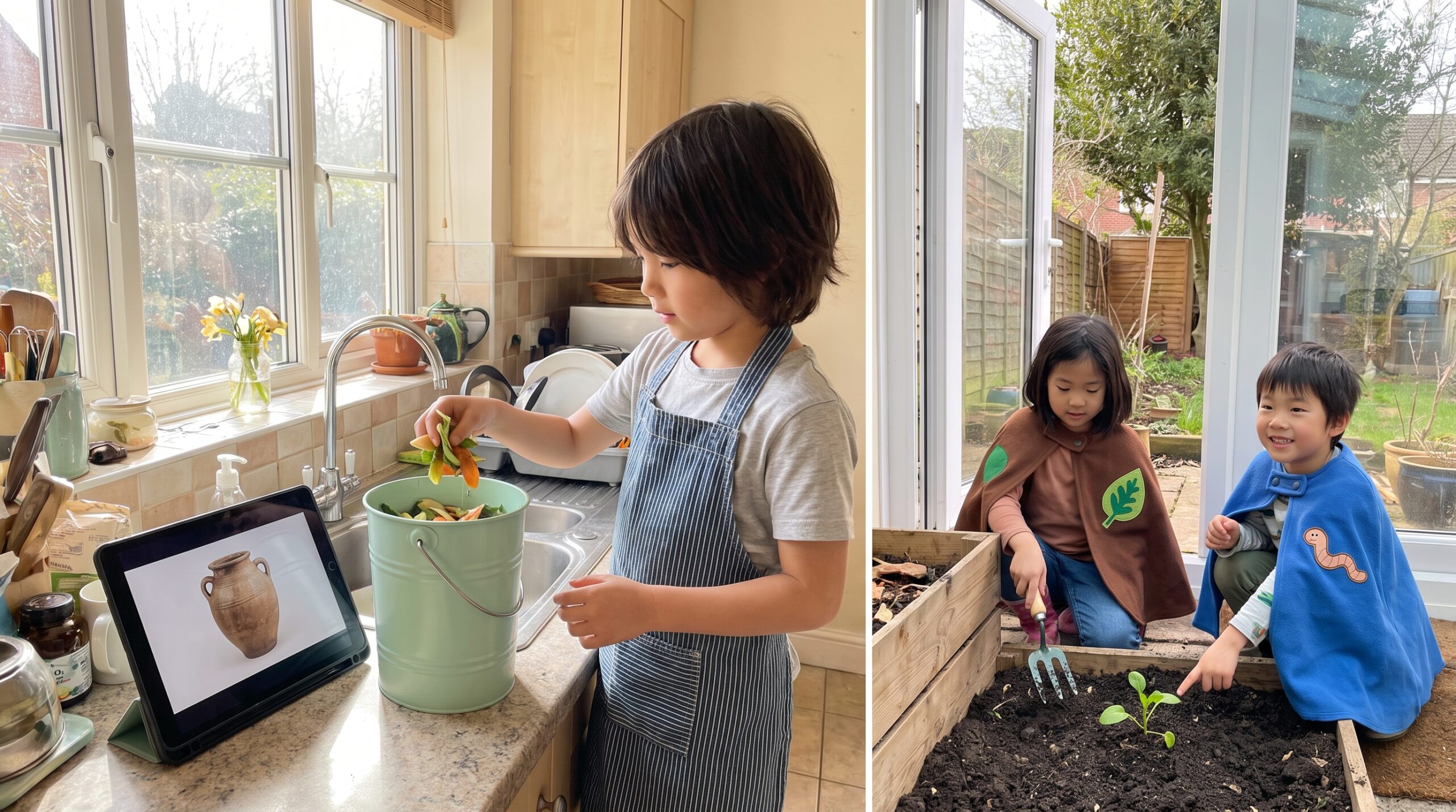 Composting with kids turns kitchen scraps into rich soil. This warm guide covers simple science, safe methods, quick kid tasks, and troubleshooting. Short steps make composting a joyful family habit and tiny daily miracle.
