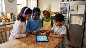 kids become the hero in their own adventure. This concept roots in folktales and child development. It boosts autonomy, vocabulary, empathy, and problem solving through child-centered narratives and low-visual audio formats.
