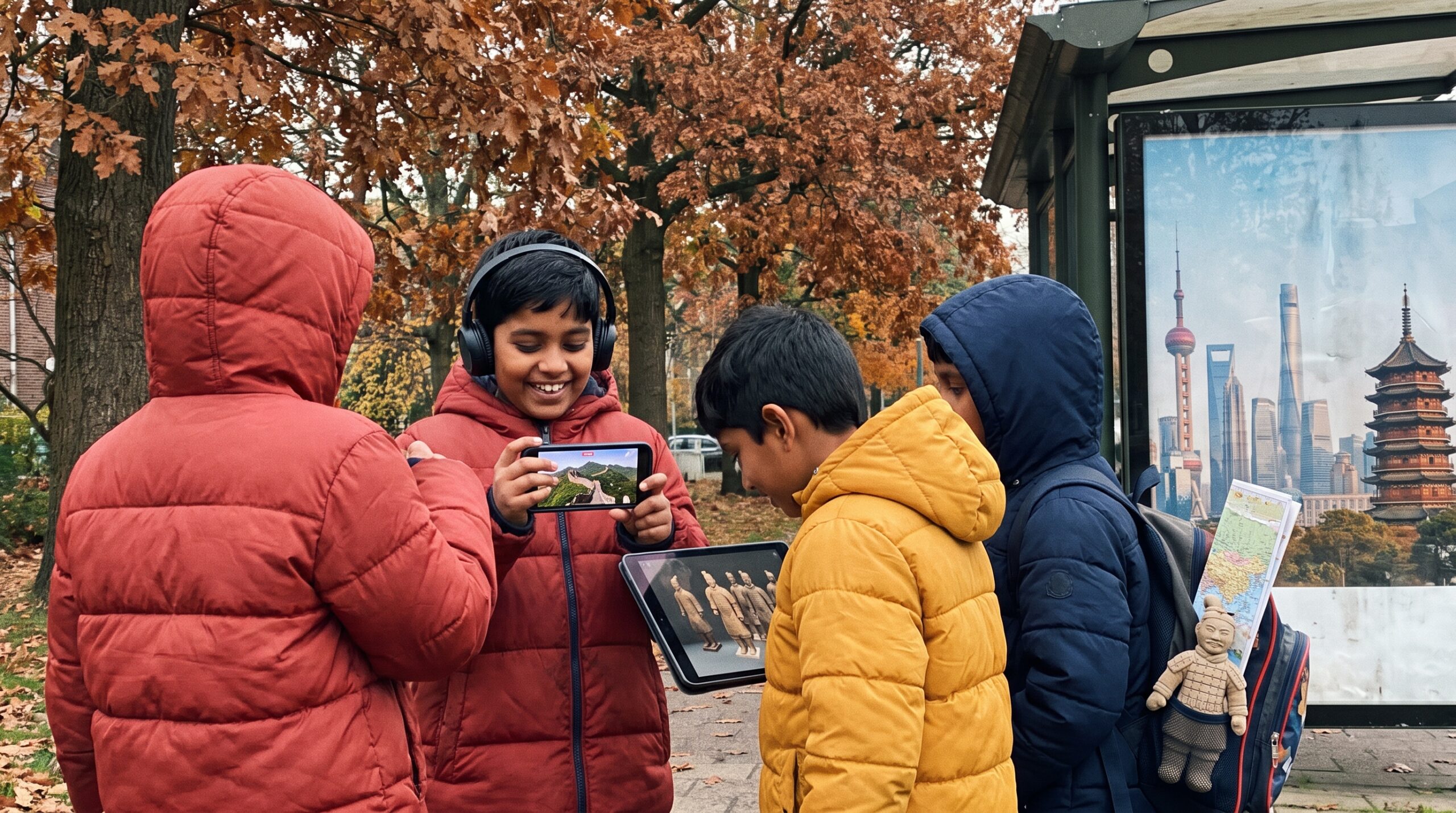 Explore China for kids in ten-minute Storypie episodes. Visit the Great Wall, pandas, and festivals. Try quick crafts, three Mandarin words, or a Silk Road sticker map. Perfect for school runs and curious little explorers.