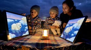 Meet Nanuk, a swimming Arctic polar bear. This friendly post shares polar bear facts for kids, where they live, how they hunt, family life, threats, and easy family eco-actions to try this week.