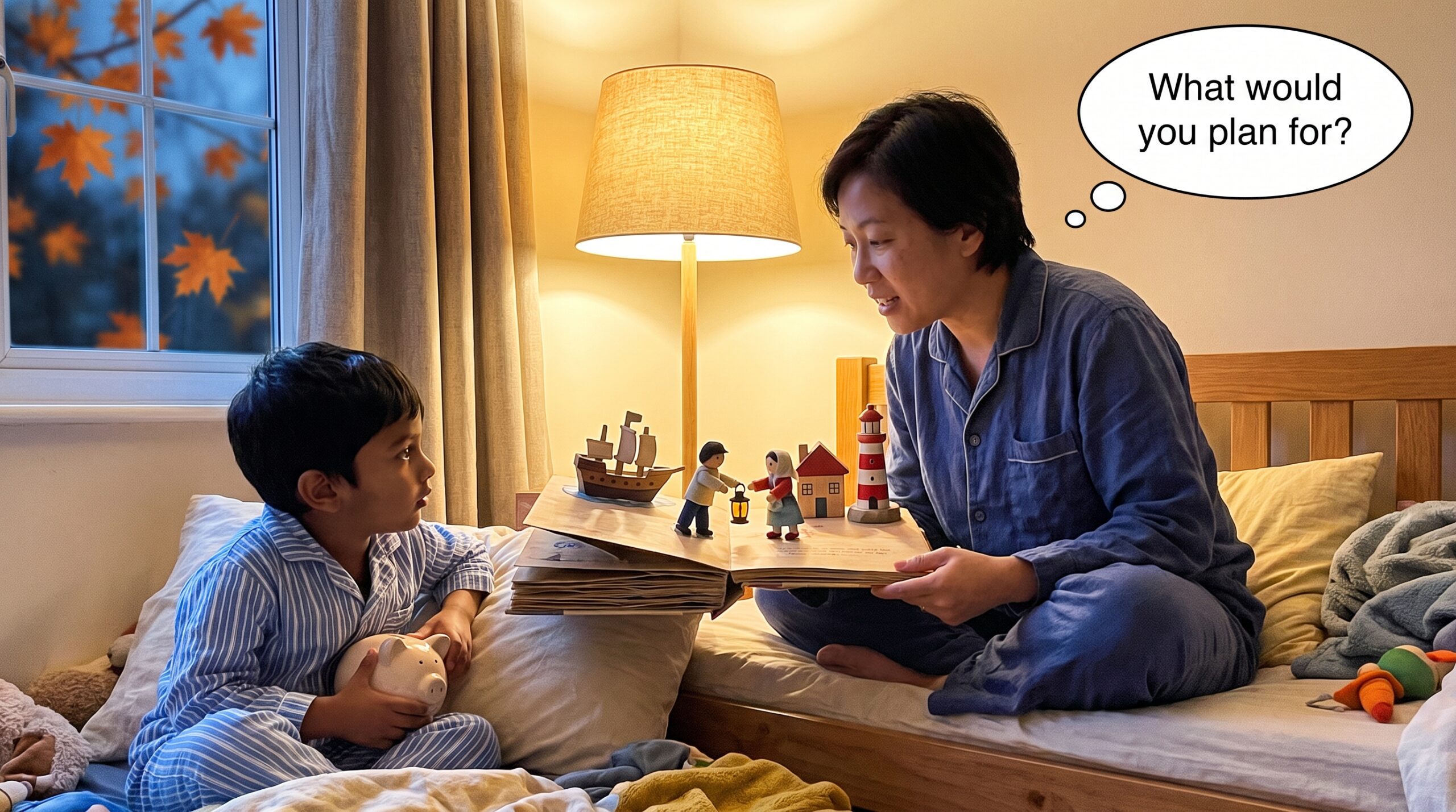 A tiny Storypie tale and a simple guide to insurance for families. Learn what insurance covers, common types, a short history, and easy tips to teach kids two words that really help.
