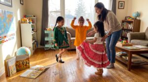 A warm family guide to Folk Dances Around the World. Learn quick history, instruments, costumes, and a simple five-minute step activity to try with kids. Tap toes, clap, and share joyful cultural moments.