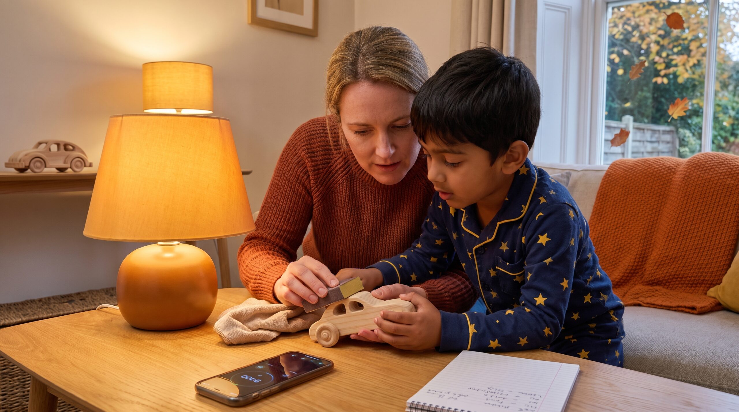 Try finishing tasks with kids tonight. Use a 10 minute timer, one clear goal, and a tiny celebration. These small wins clear clutter, build confidence, and cue calm for bedtime. Simple and surprisingly powerful.