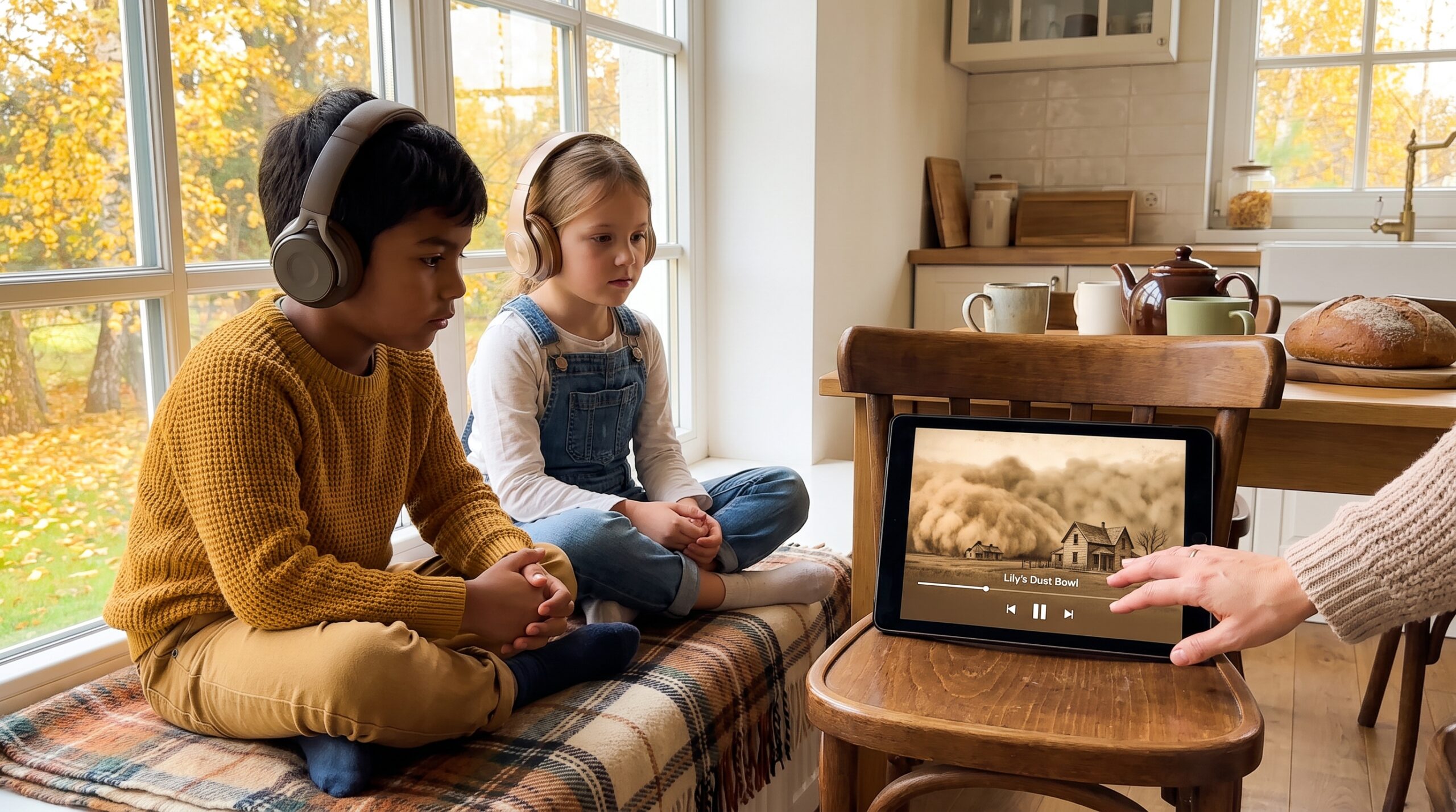 A gentle, child-friendly guide to the Dust Bowl for kids. Learn what caused the Dust Bowl, who it affected, and where to find age-ready Storypie stories to read or listen to with children.
