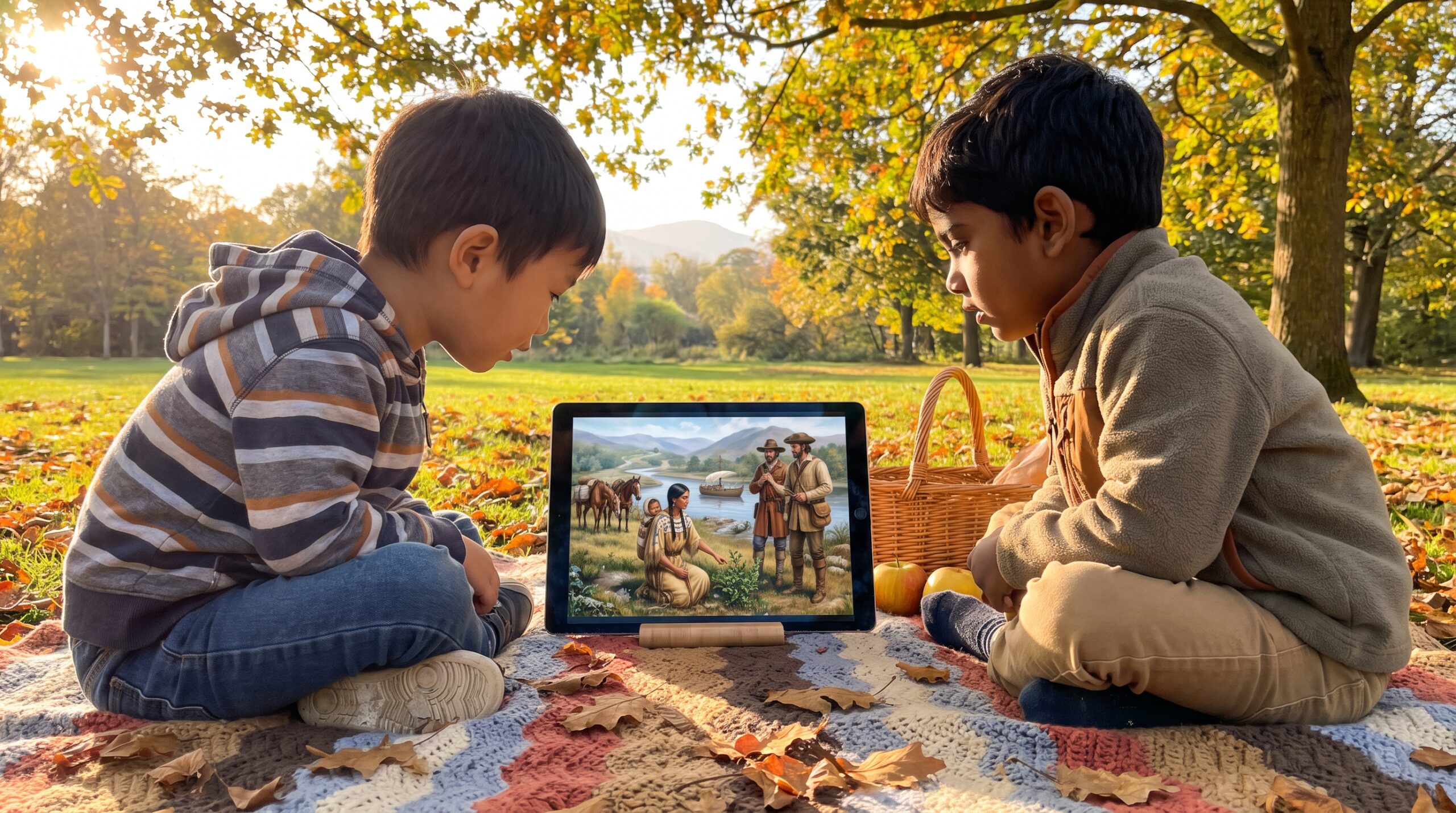 A warm, five-minute Westward Expansion family guide. Read aloud a simple timeline, meet three quick portraits, and try easy activities. Honest history and tiny triumphs to spark empathy and curiosity at the table or bedtime.