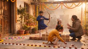 Rama for kids offers a warm, simple retelling of the Ramayana. This family-friendly introduction highlights Rama’s values, key characters, and events, helping parents guide gentle conversations about courage, duty, and kindness.