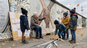 Anna’s October memory makes the Fall of the Berlin Wall for kids feel close. This short family story explains what the Wall was, how daily life changed, and why 1989 felt joyful and historic.