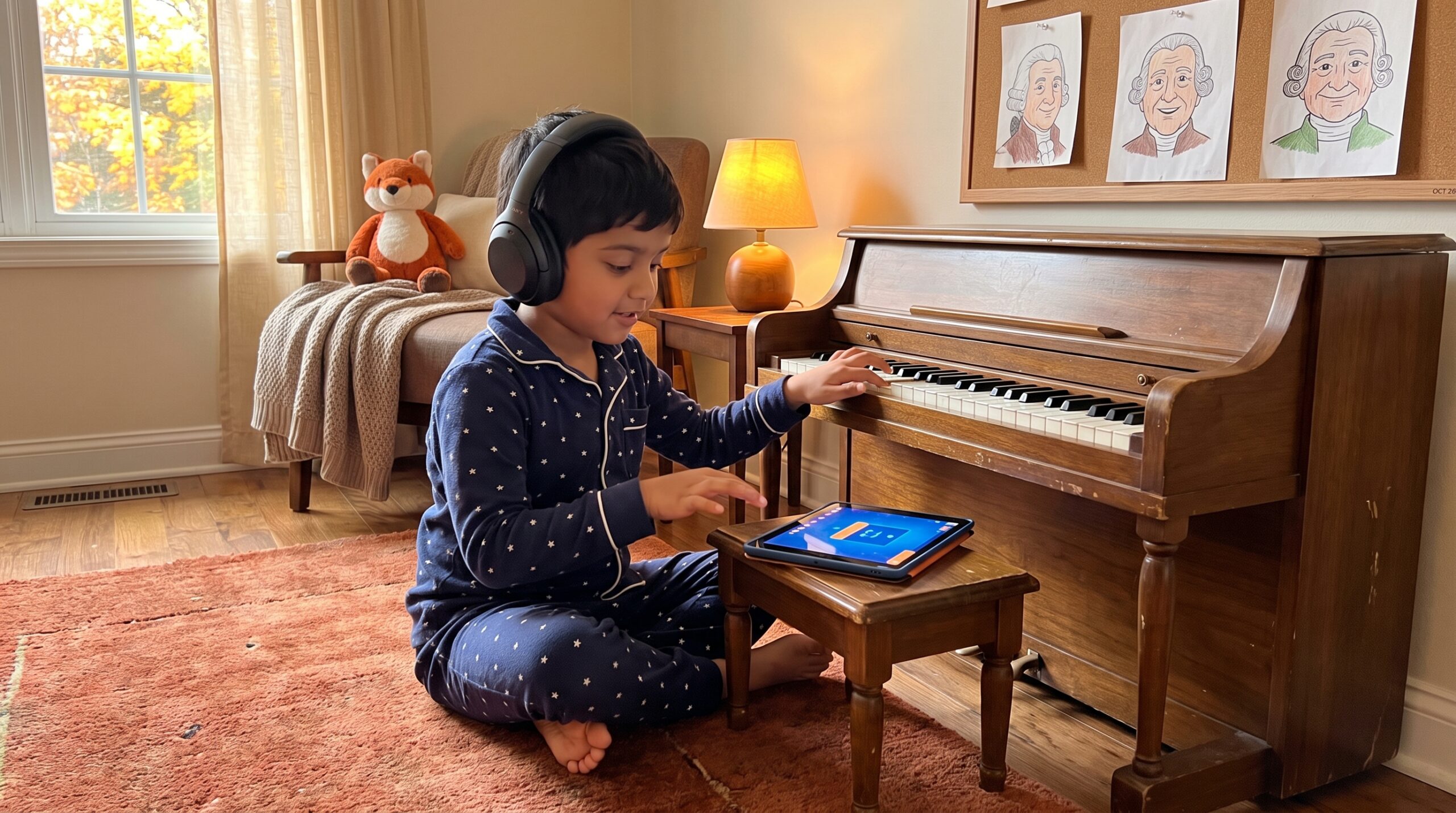 Piano for children explained simply for parents and teachers. Learn parts, types, pedals, care tips, a short calming activity, and links to age-friendly Storypie piano stories.