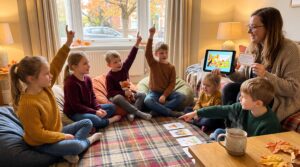 Education through storytelling ages 3-12 blends cozy moments and science. Stories pack characters and causes into memorable episodes, helping language, memory and social thinking across early and middle childhood.