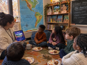 A cozy family tour of The Americas for kids. Short maps, tasty foods, great builders, and a ten-minute activity make snack time a small, memorable world trip that sparks curiosity.