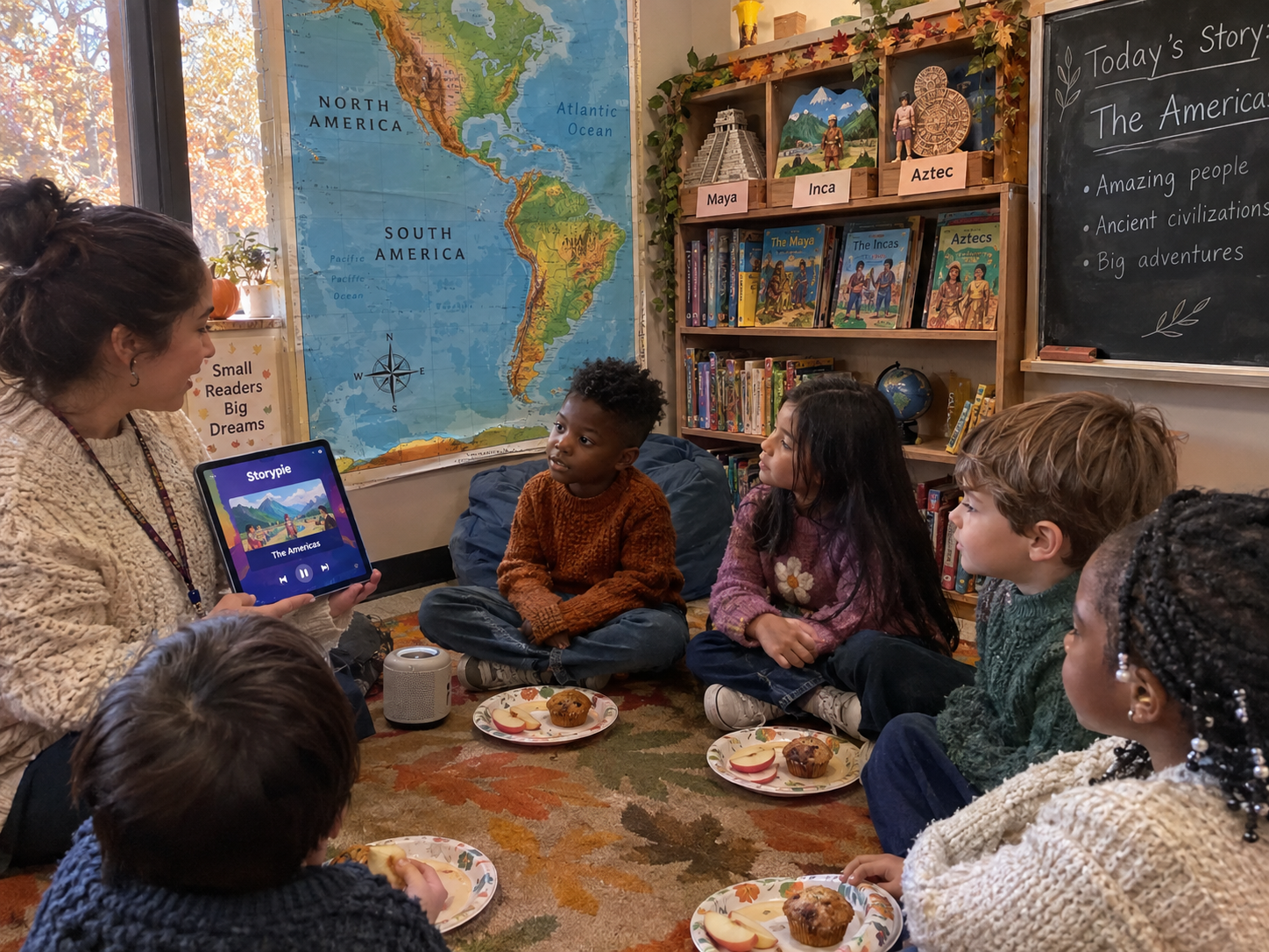A cozy family tour of The Americas for kids. Short maps, tasty foods, great builders, and a ten-minute activity make snack time a small, memorable world trip that sparks curiosity.